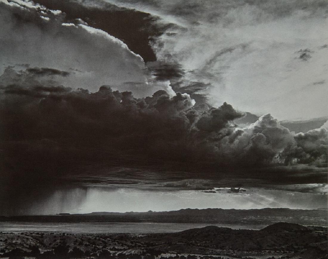 LAURA GILPIN - Storm in New Mexico, 1946: Artist: Gilpin, Laura Title: Storm in New Mexico, 1946 Medium: Photo Litho, 1982, USA Dimensions: 11.2x8.75" Heat Wax Mounted on 12x16" Conservation Board Laura Gilpin (1891 - 1979) was an American ph