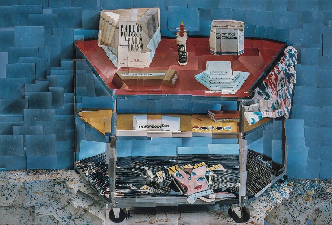 DAVID HOCKNEY - Still Life, Cart (1 of 1)