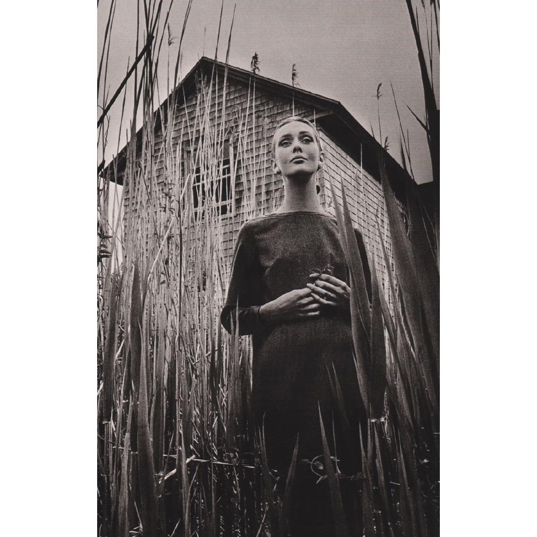 JEANLOUP SIEFF - Ina in East Hampton, NY 1963: Artist: JEANLOUP SIEFF Print Title: Ina in East Hampton, NY 1963 Medium: Sheet-Fed Gravure Printing Date: 1980's Printed in France Image Size approx: 5.75 x 8.75 inches Jeanloup Sieff (1933-2000) was