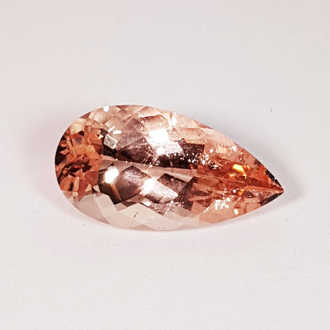 7.22 ct "IGI Certified" Excellent Pink Pear Cut Natural: Title: 7.22 ct "IGI Certified" Excellent Pink Pear Cut Natural Morganite Brand: Morganite Gemstones: Loosegemstone Color/Clarity: VVS Carat Weights: 7.22 Size/Dimensions: 18.46 x 9.89 x 7.31 Additiona
