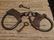 Wrought Iron Handmade Handcuffs Shackles - 8