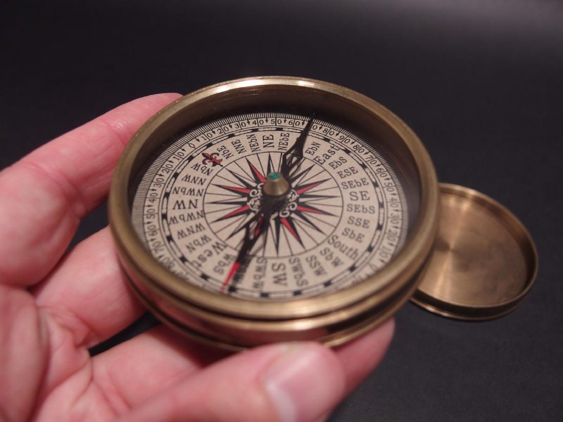 3" Brass Heavy Maritime Navigational Compass