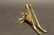 Solid Brass Fireplace Hearth Cricket - 5