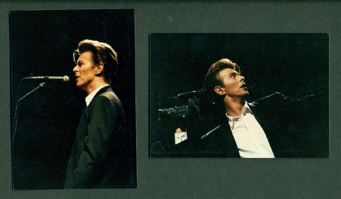 LOT of 2, 1991 DAVID BOWIE at MICROPHONE w VIDEO (1 of 2)