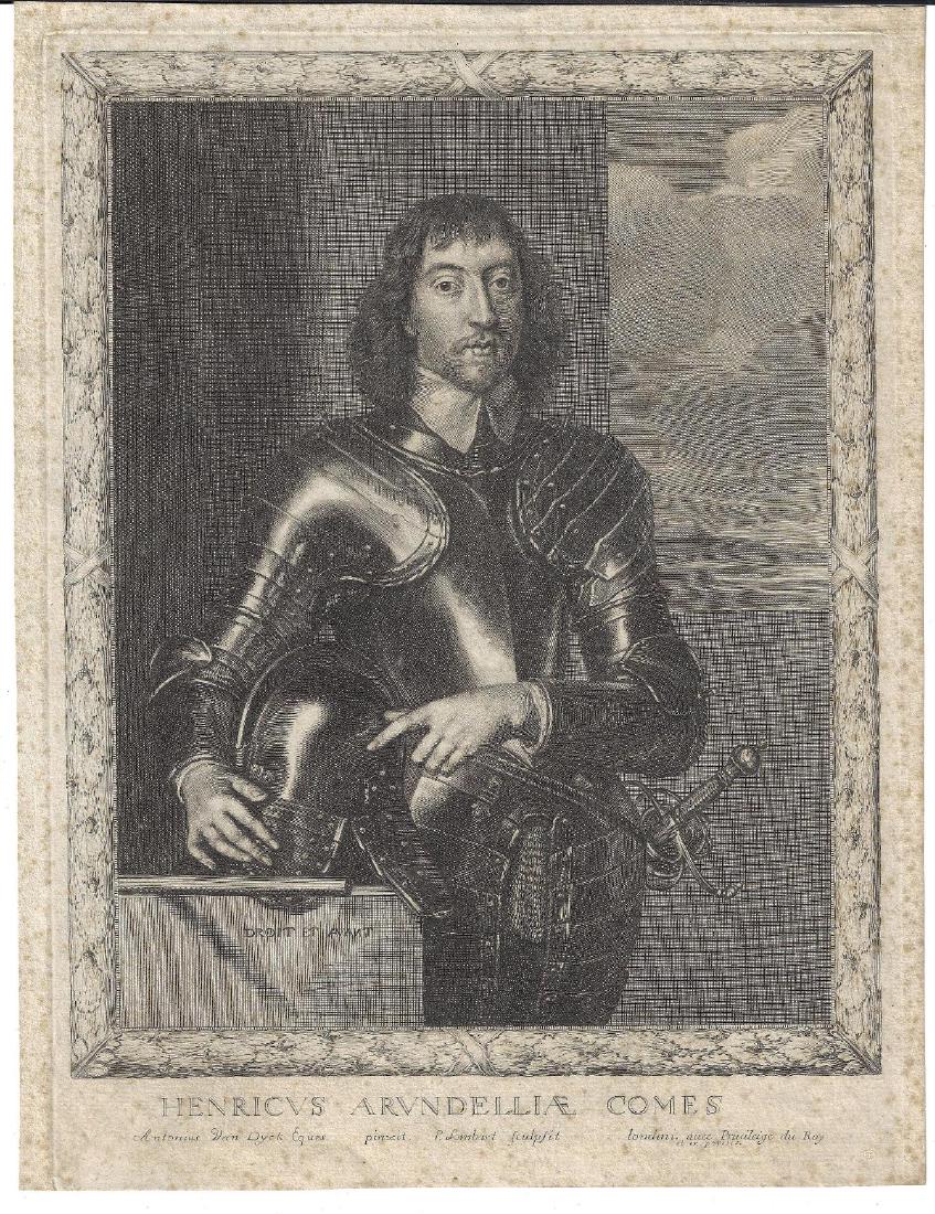 1660 Beautiful Engraving Earl of Arundel (1 of 1)