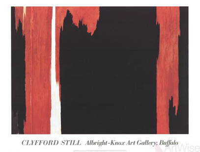 Untitled - Clyfford Still: Untitled by Clyfford Still, 1986 Unsigned Offset Lithograph. Paper size is 39.25 x 51.25 inches, with an image size of 32.5 x 45 inches. The Offset Lithograph is from an unknown edition size. and is n
