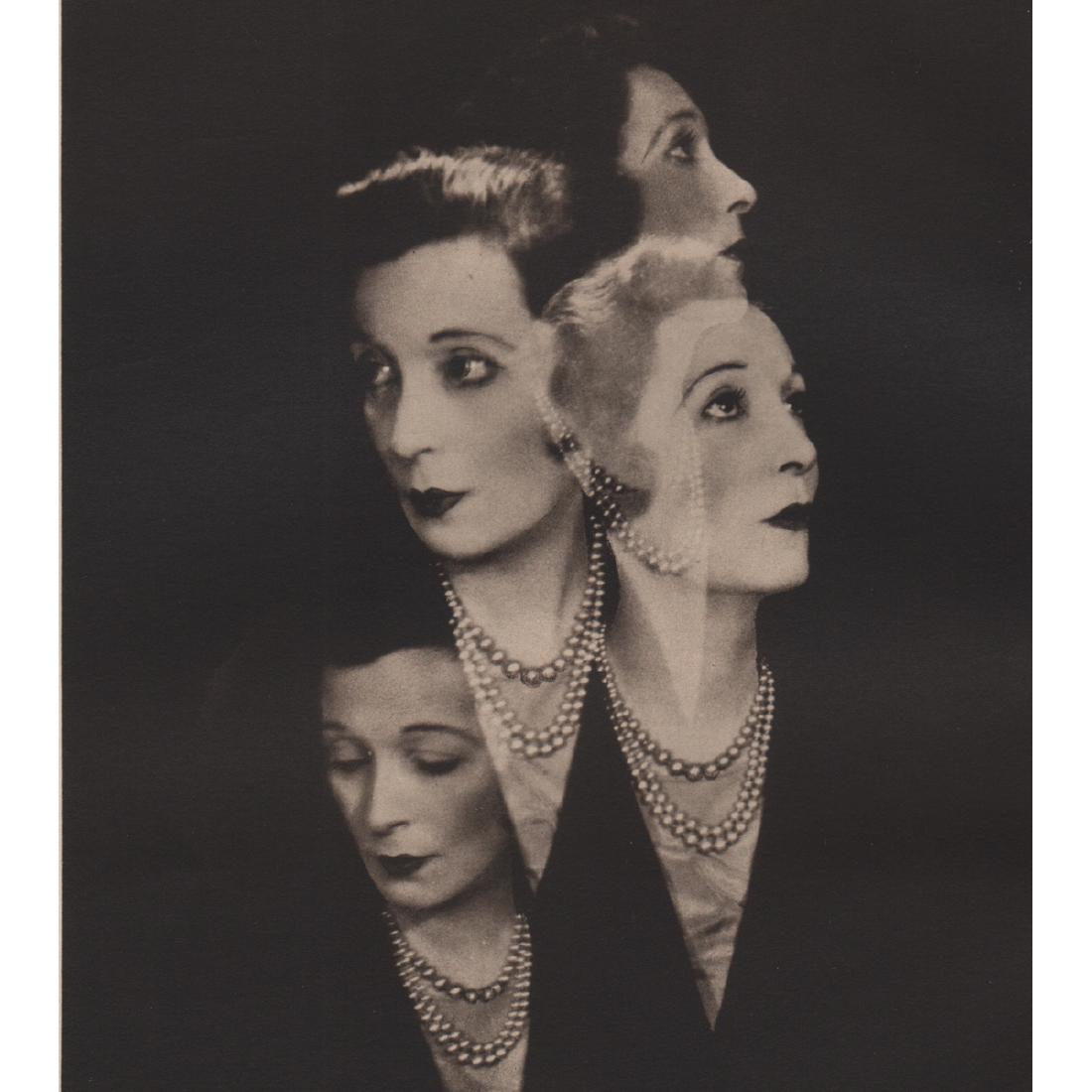 CECIL BEATON - Lady Lavery: Artist: CECIL BEATON Print Title: Lady Lavery Limited edition folio 57/110 Printed on handmade paper Medium: Collotype Printing Date: 1930 Printed in England Image Size: 5.75 X 6.5 inches Cecil Beaton