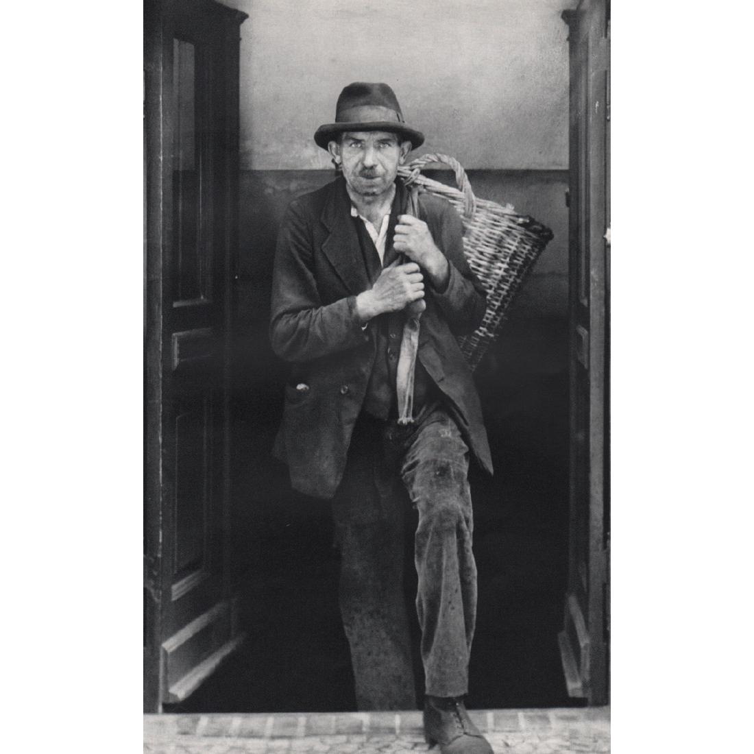 AUGUST SANDER - German Worker: Artist: AUGUST SANDER Print Title: German Worker Medium: Sheet-fed Gravure Printing Date: 1960's Printed in Switzerland Image Size approx: 7 X 11 inches August Sander (1876-1964) was a German portrait