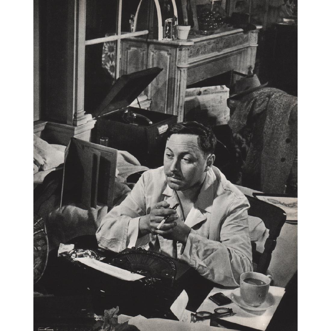 W. EUGENE SMITH - Tennessee Williams: Artist: W. EUGENE SMITH Print Title: Tennessee Williams Thomas Lanier "Tennessee" Williams III (1911-1983) was an American playwright. Along with Eugene O'Neill and Arthur Miller, he is considered amo