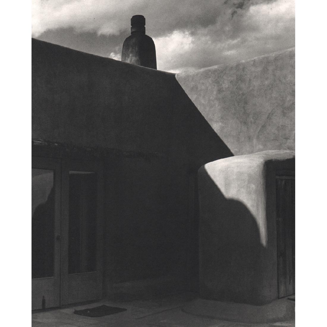 TODD WEBB - Georgia O'Keefe's Abiquiu House, Patio 1981: Artist: TODD WEBB Print Title: Georgia O'Keefe's Abiquiu House, Patio, 1981 Medium: Sheet-fed Gravure Printing Date: 1980's Printed in Japan Image Size: 9.75 X 12 inches Todd Webb (1905-2000) used doc