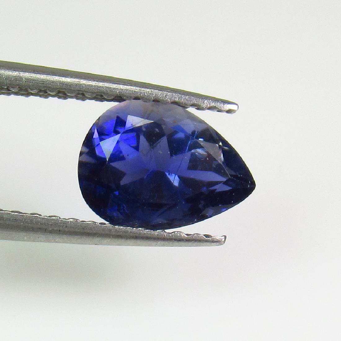 0.98 Ct Genuine Iolite 8X6 mm Pear Cut (1 of 2)