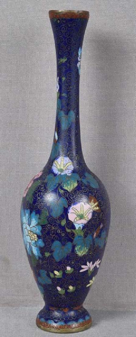 Early 19c Japanese cloisonne ALTAR VASE (1 of 6)