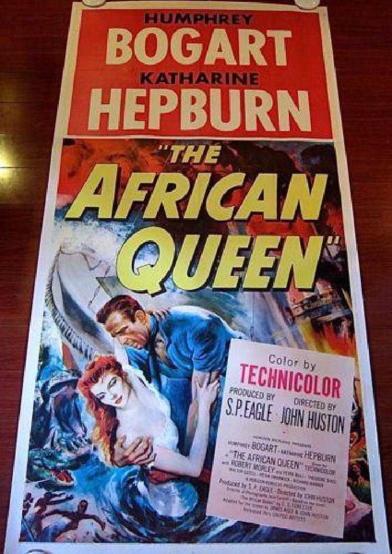 AFRICAN QUEEN ’52 LB 3 SH POSTER KATHARINE HEPBURN (1 of 7)