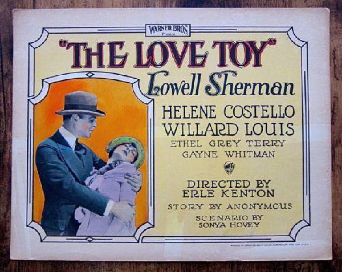 LOVE TOY ’26 HAND-TINTED SILENT TITLE CARD POSTER (1 of 1)
