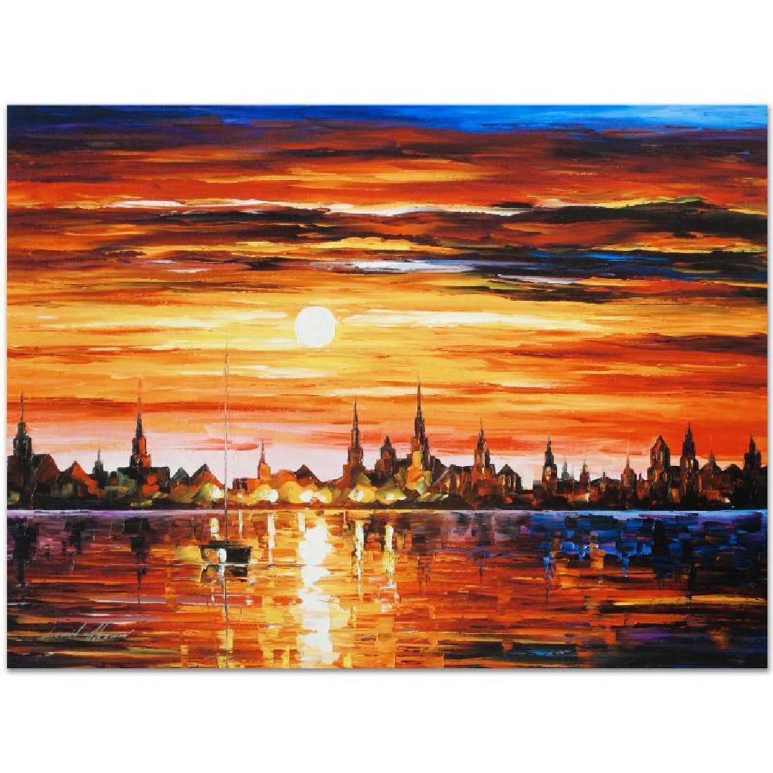 Leonid Afremov "Sunset in Barcelona" Limited Edition (1 of 1)
