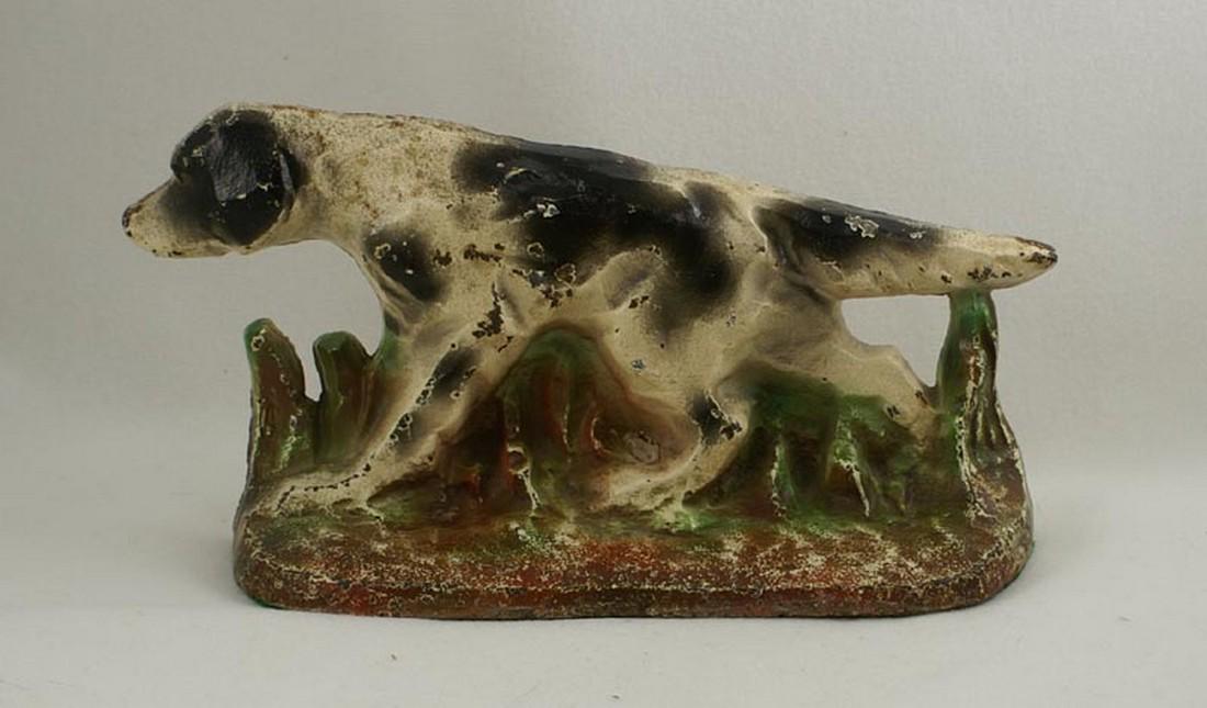 Setter Hunting Dog Cast Iron Hubley Doorstop (1 of 6)