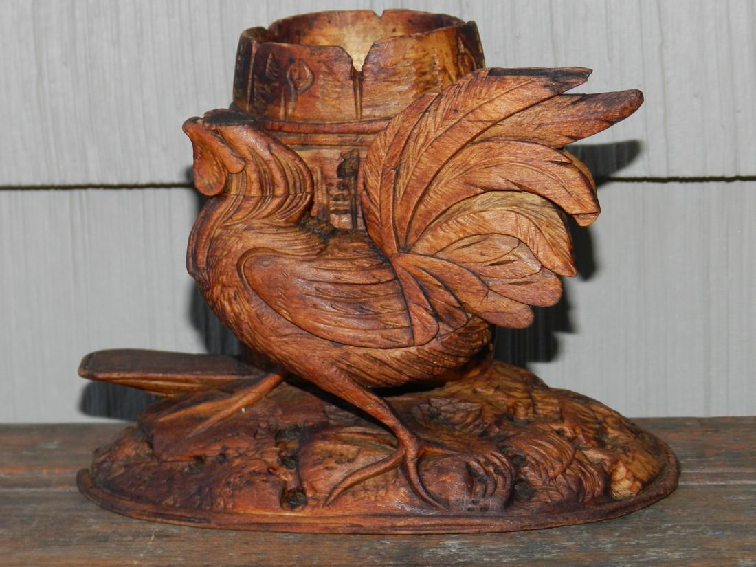 Attributed John H. Bellamy Rooster Cigar Holder (1 of 4)