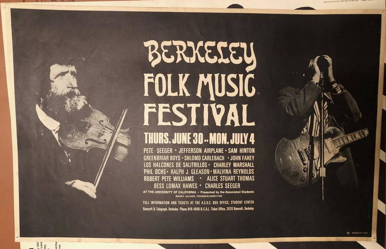 Berkeley Folk Music Festival Poster