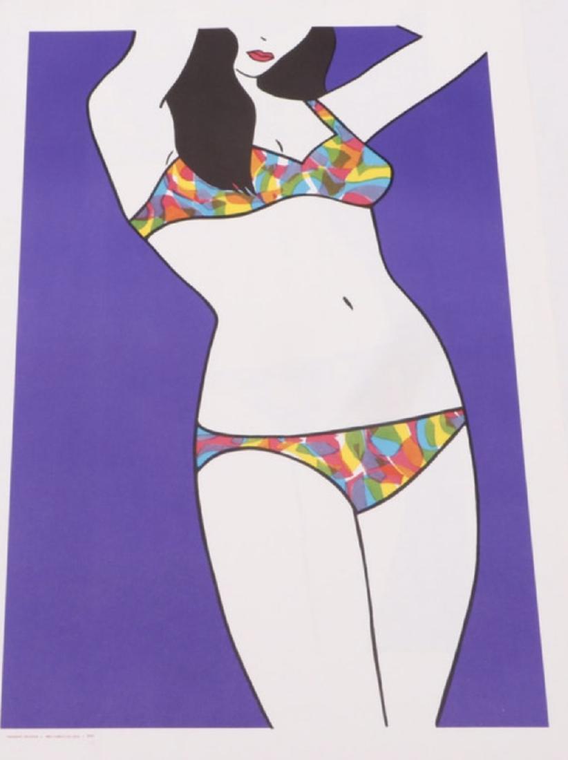 Vagabond Creations Poster - MOD SWIMSUIT: Vintage 1970's Vagabond Creations Lithographic Poster - MOD SWIMSUIT. Art by unknown. Published by Vagabond Creations - Lithograph on paper. 1970s era lithographic poster. Published by Vagabond Creati