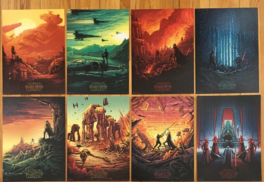 YOU GET OVER ALL 8 STAR WARS POSTERS ! ! !: YOU GET OVER ALL 8 STAR WARS POSTERS ! ! ! Very limited and very rare movie posters! These posters are brand new and provided by DISNEY exclusively to the AMC movie theaters around North America durin