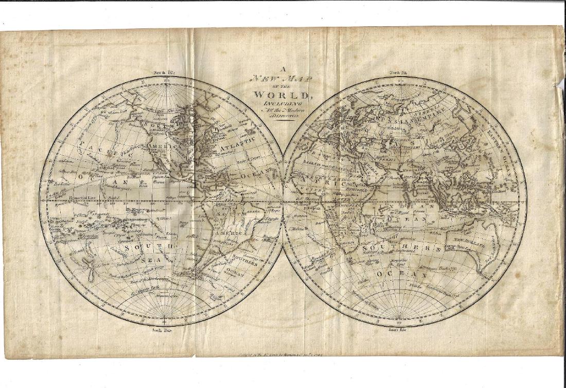1782 A New Map of the World (1 of 1)