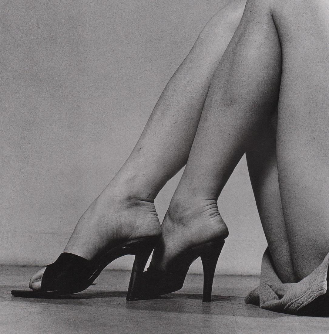 PETER HUJAR- Greer Lankton's Legs: Artist: PETER HUJAR Print Title: Greer Lankton's Legs Printing Date: 1990Â’s Medium: photo-lithograph Printed in: Japan Image Size:6 x 6Â” Reserve: $25.00 Shipping: Domestic: Flat-rate of $15.00