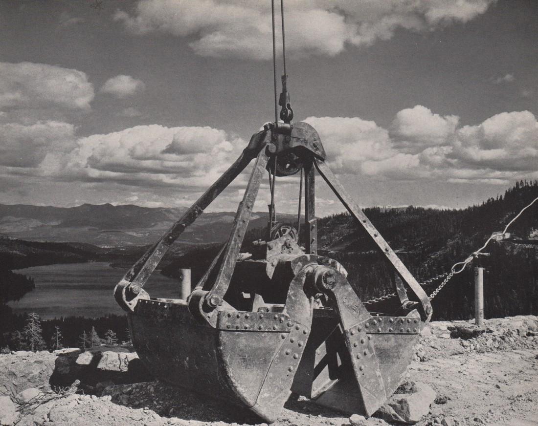 EDWARD WESTON- Donner Lake: Artist: EDWARD WESTON Print Title: Donner Lake Medium: Photoengraving Printed in USA in 1940Â’s Image Size approx: 7 x 9 Edward Weston 1886-1958) was a 20th-century American photographer, considere