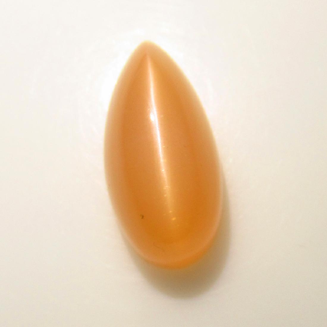 9.27 Ct Genuine Brown Moonstone Catseye Pear Cab: No Reserve! Title: 9.27 Ct Genuine Brown Moonstone Catseye Pear Cab Stone Clarity: Transparent Gemstones: Natural Moonstone Catseye Carat Weights: 9.27 Size/Dimensions: 17.20 x 8.60 x 8.10 mm Addition