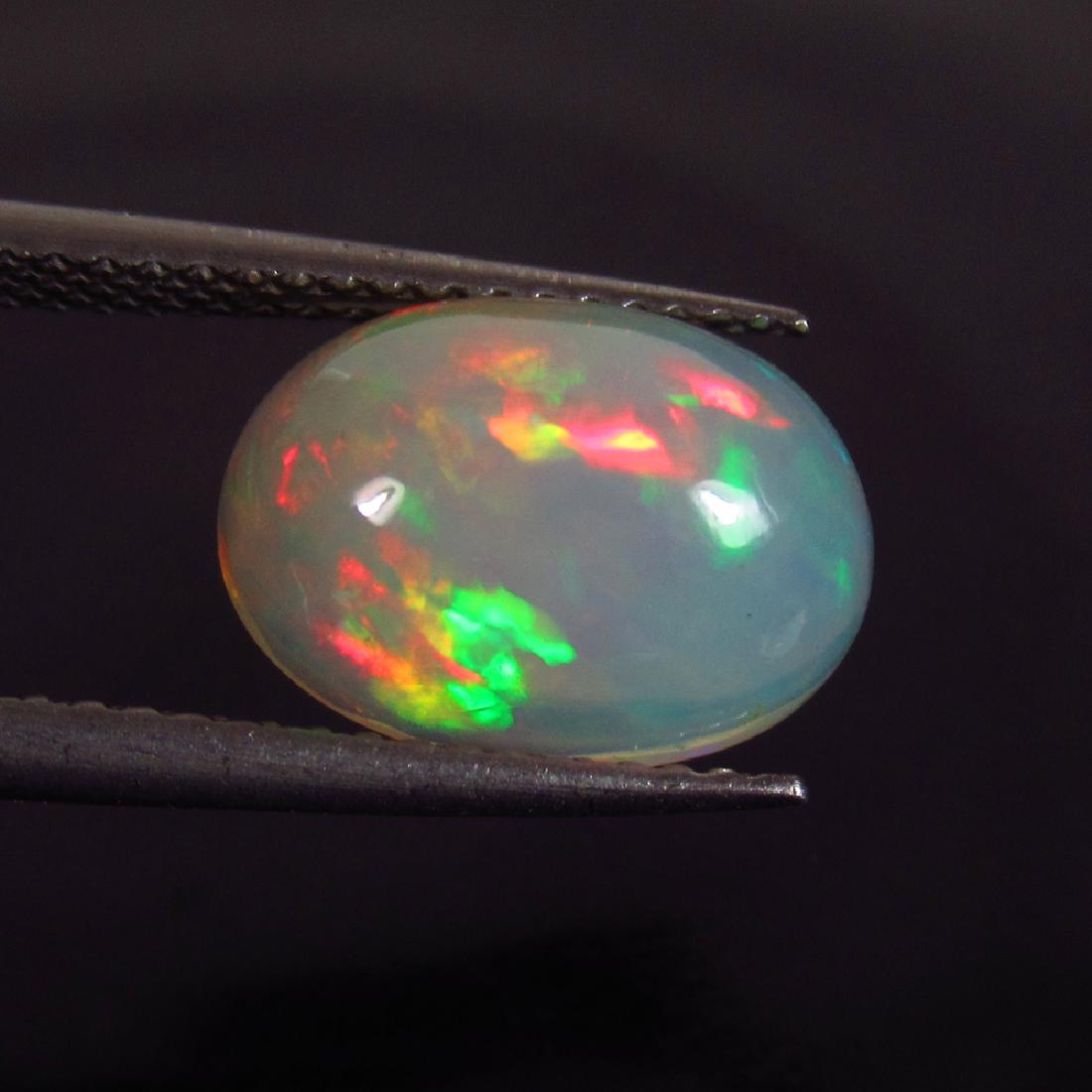 2.48 Ct Genuine Ethiopian Multi-Color Fire Opal Oval (1 of 3)