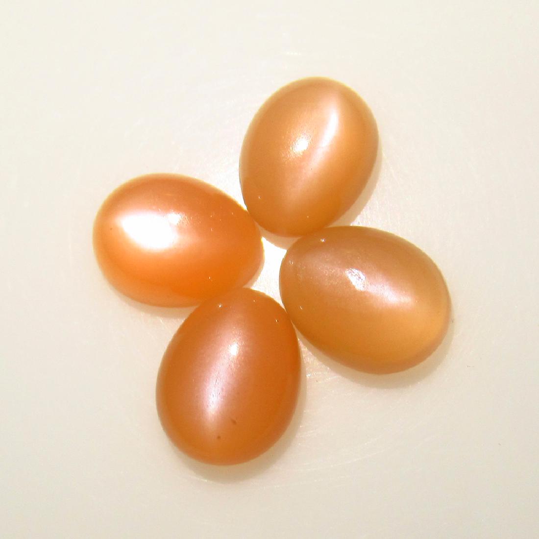 8.75 Ct Genuine 4 Brown Moonstone Catseye Pear Set: No Reserve! Title: 8.75 Ct Genuine 4 Brown Moonstone Catseye Pear Set Stone Clarity: Transparent Gemstones: Natural Moonstone Catseye Carat Weights: 8.75 Size/Dimensions: Nearly 9.50 x 7.50 mm / 4 PC'
