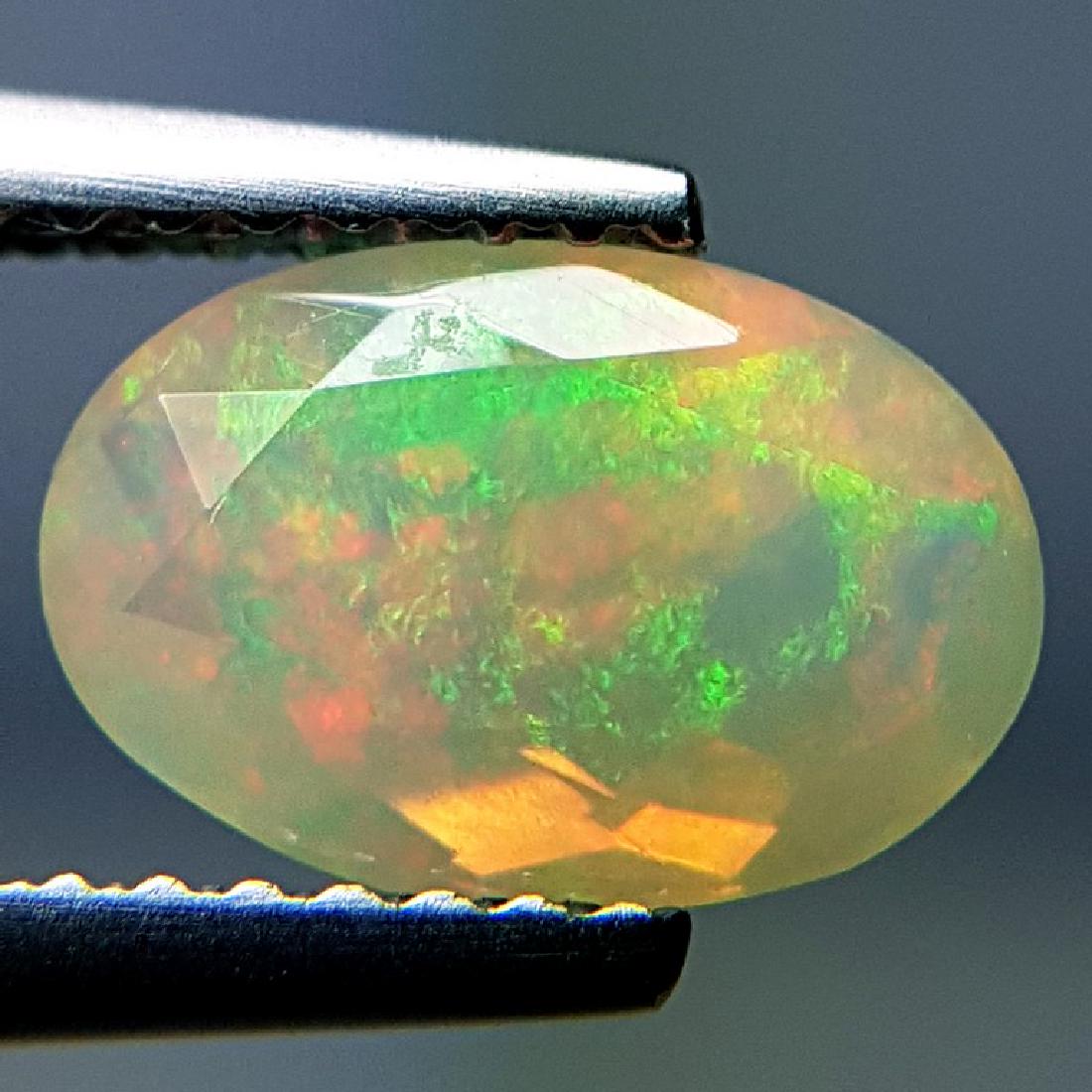 1.10 ct AAA Top Grade Fire Oval Cut Natural Fire Opal (1 of 6)