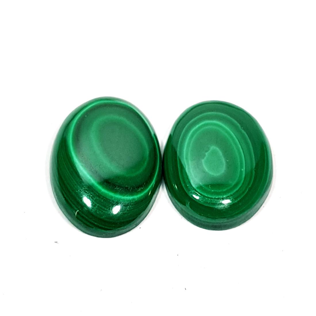15.20 ct Pair of Natural Malachite (1 of 6)