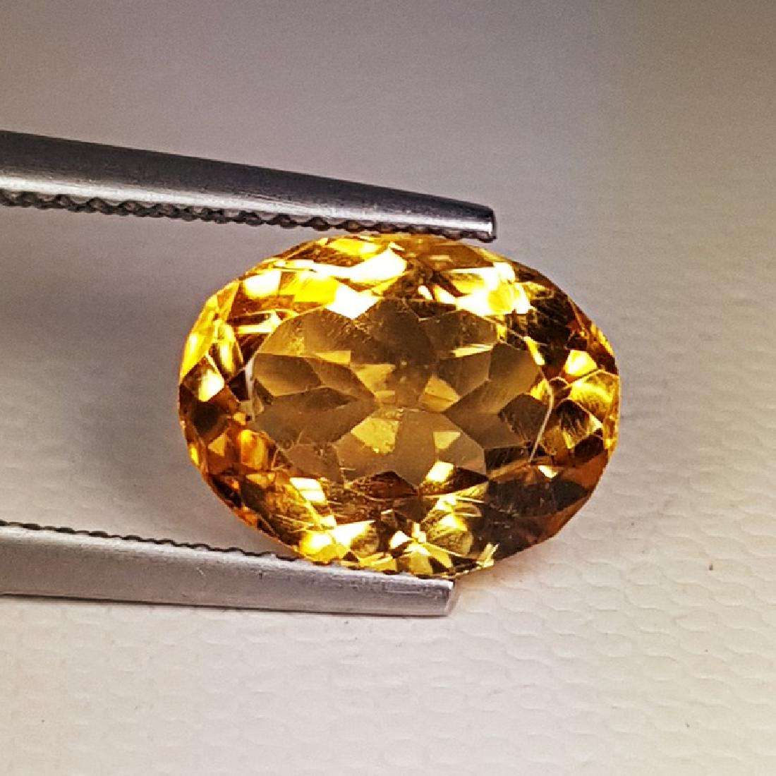4.15 ct Exclusive Oval Cut Natural Citrine (1 of 6)