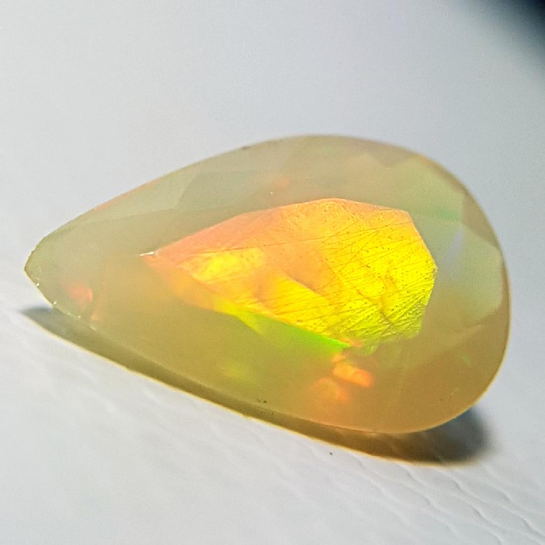 0.95 ct Beautiful Fire Pear Cut Natural Opal (1 of 5)