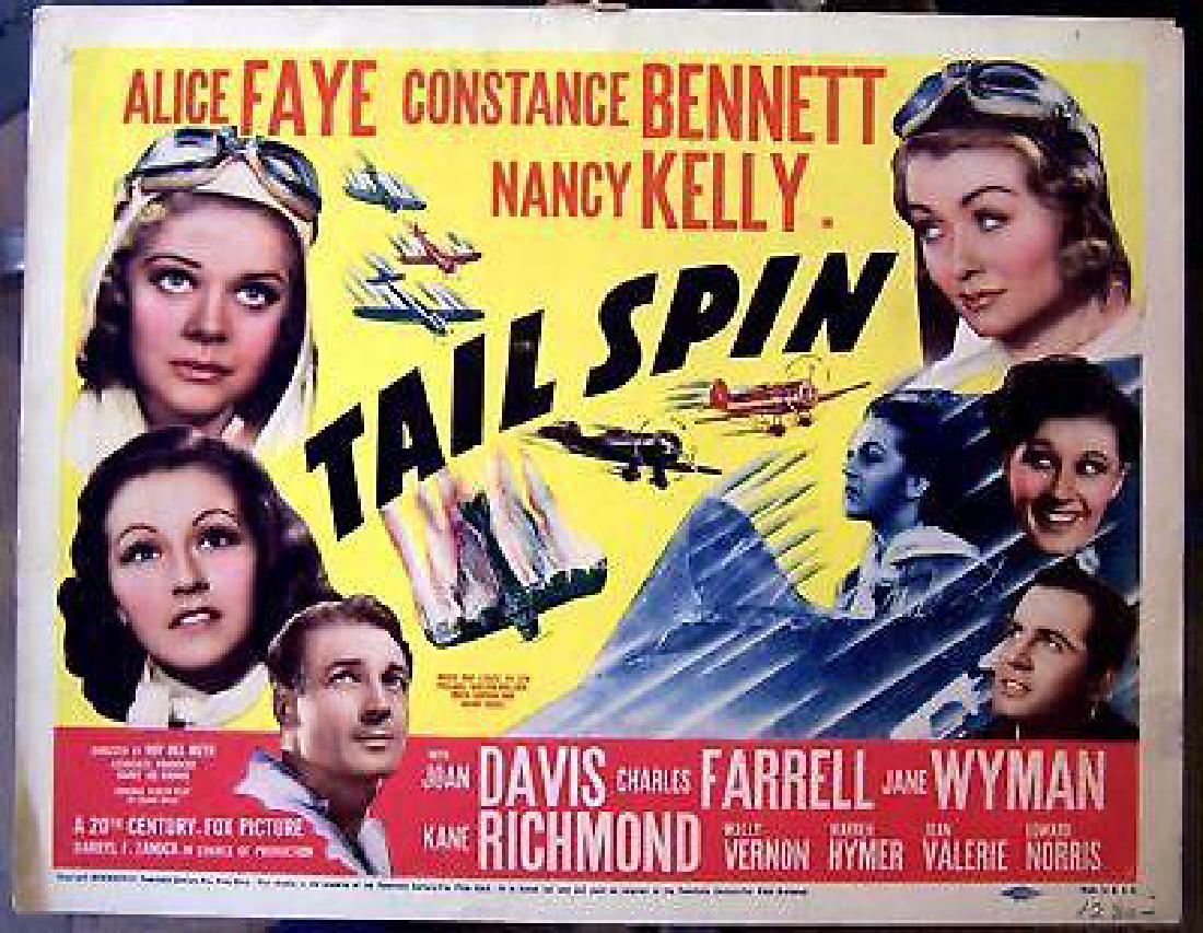 TAIL SPIN ’38 TC FEMALE PILOT THRILLER FAYE & BENNETT! (1 of 1)