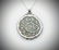 925 SS Necklace & Pendant w Engraved Jade & CZs - 3