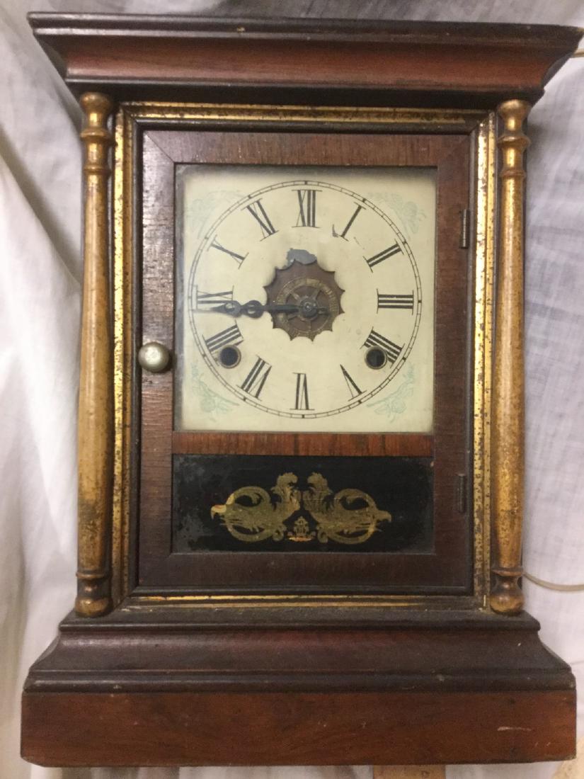 AB Huberman 8 Day Clock, patented 1868