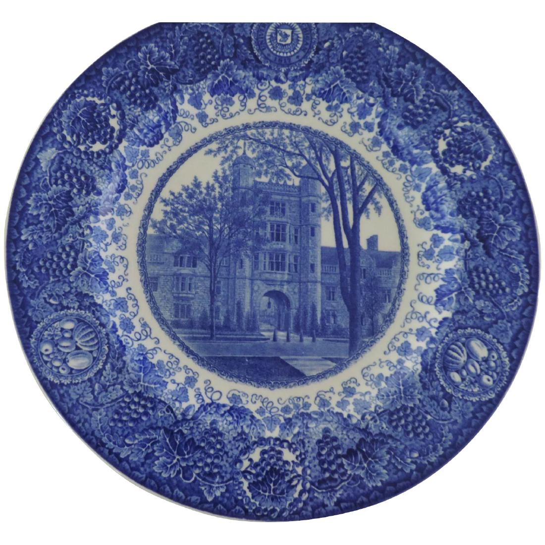 University of Michigan Wedgwood Etruria Blue and White (1 of 6)