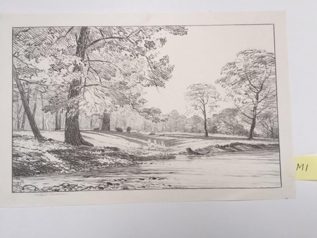 Autumn Morning - Bolton Brown: Title: Autumn Morning - Bolton Brown Size/Format: 12x7 1/2 Reserve: $140.00 Shipping: Domestic: Flat-rate of $25.00 to anywhere within the contiguous U.S. International: Foreign shipping rates are det