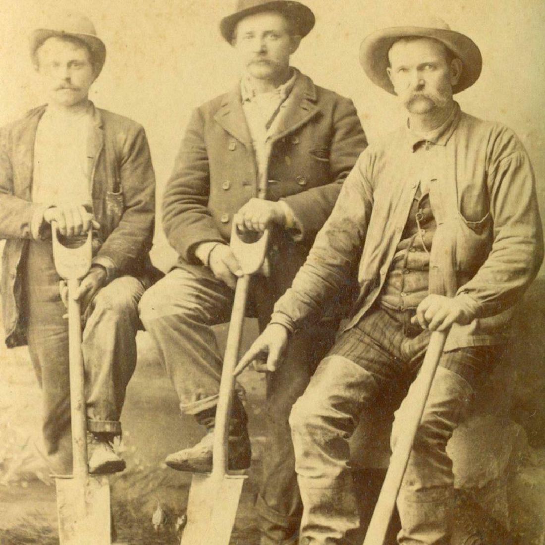 c1890 OCCUPATIONAL SOD HOUSE DIGGER s ? SHOVELS PICK (1 of 3)