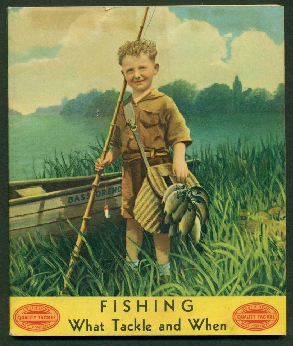 1932 SOUTH BEND BAIT CO & ORENO FISHING ROD s REEL LINE (1 of 7)