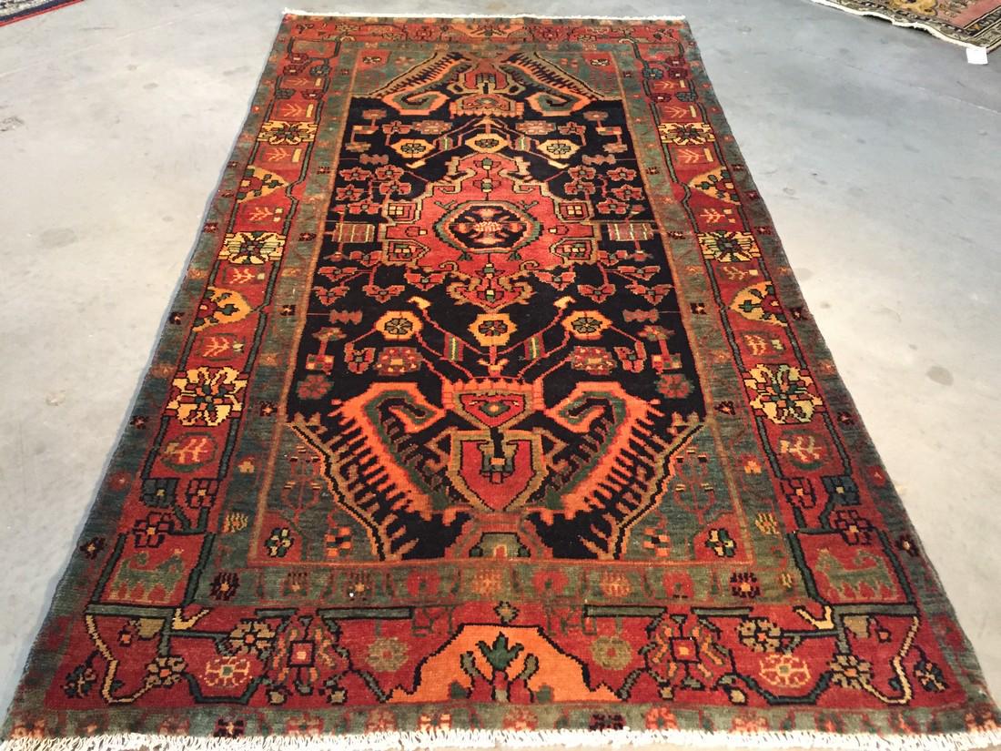 Magnificent authentic persian rug 4'.5"X8'.0" (1 of 9)