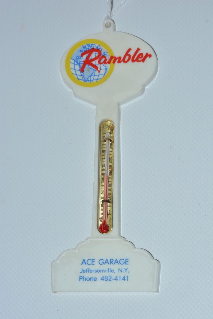 Ramble w/world logo Plastic Pole Thermometer (1 of 2)
