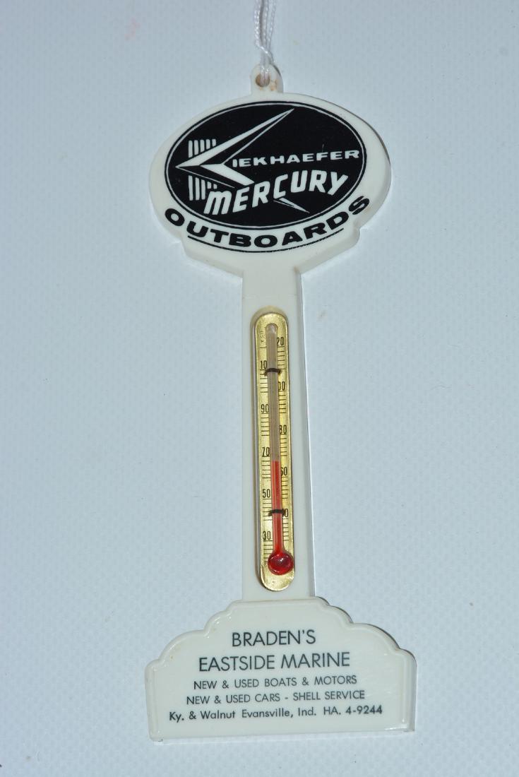 Kieckhefer Mercury Outboards w/logo Plastic Pole: No Reserve! rated 9, nice, tube is good, 6.75"T., TAC #015553 Shipping: Domestic: Flat-rate of $15.00 to anywhere within the contiguous U.S. Combined shipping: Please ask about combined shipping for m