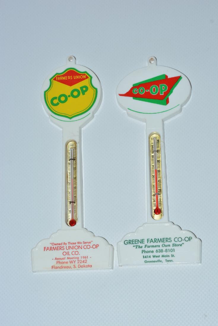 2-Different Coop Plastic Pole Thermometer (1 of 2)