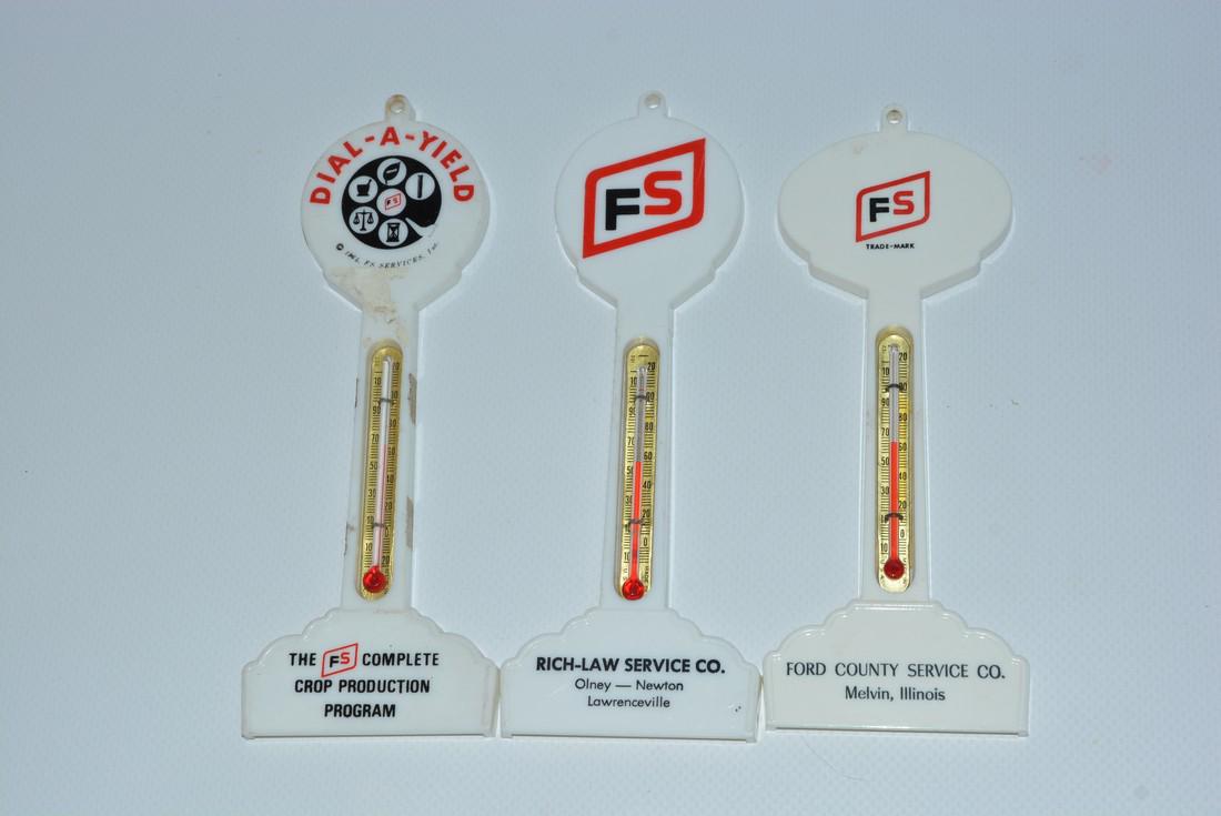 3-Different FS Plastic Pole Thermometer (1 of 2)