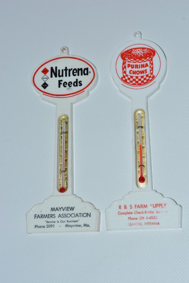 Purina Chow & Nutrena Feeds Plastic Pole Thermometers (1 of 2)