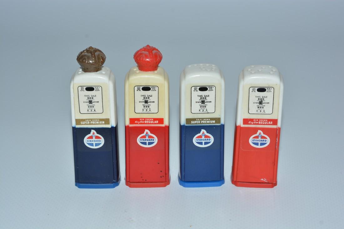 2-Standard Gas Pump Salt & Pepper Shaker Sets (1 of 2)