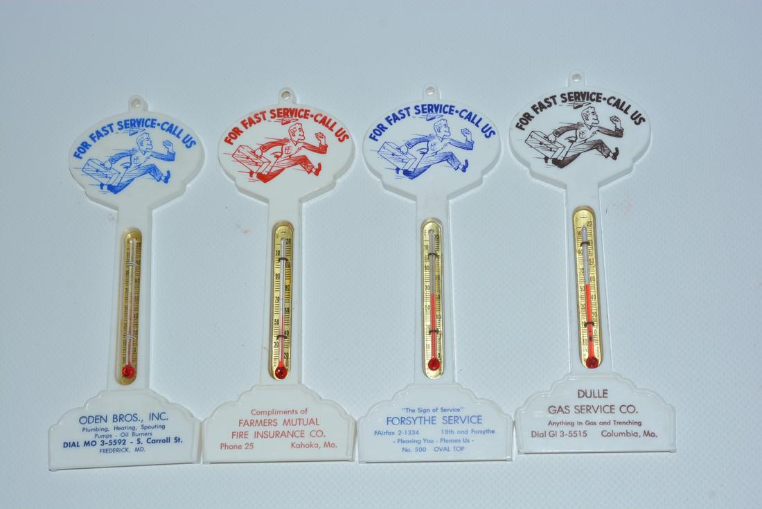 4-For Fast Service Call Us Plastic Pole Thermometers (1 of 2)