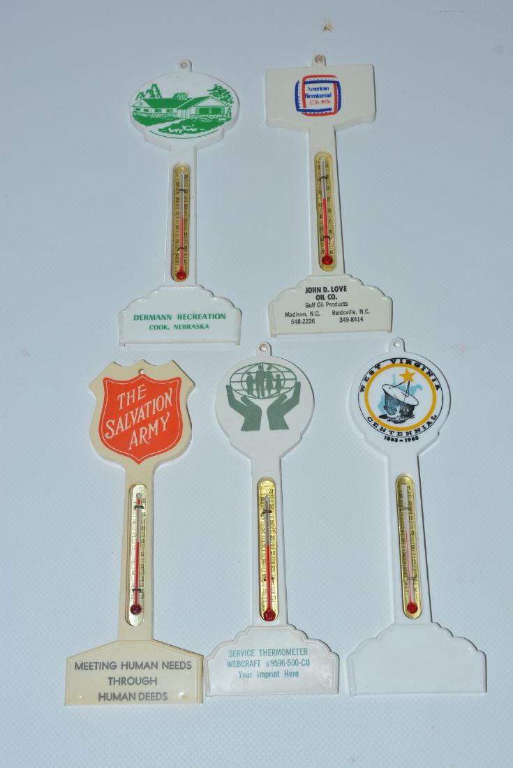 5-Different Plastic Pole Thermometers (1 of 2)